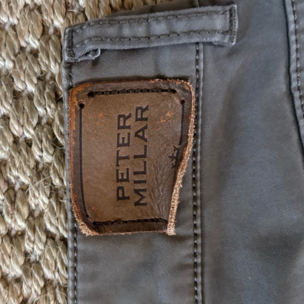 Peter Millar Wayfare Men’s five pocket pants dark grey—30 - Picture 4 of 4